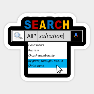 Searching for Salvation Sticker